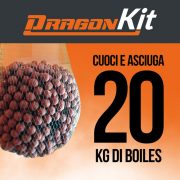 Kit DragonBoiles: cuoce e asciuga 20 kg di boiles carpfishing